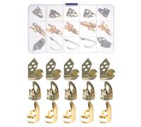 YARNOW Finger Picks for Acoustic Guitar Banjo Adjustable Metal and Plastic Thumb Picks with Assorted Colours Prevents Injury Provides Better Practice Environment for Guitar Lovers