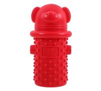 YARNOW Fire Hydrant Dog Chew for Aggressive Chewers, Tpr Material Sturdy Interactive Puppy Training, Small Bear Design Outdoor Throwing for Small Dogs