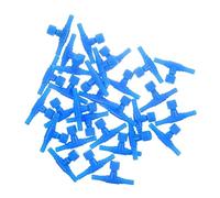 YARNOW Fish Valve Kit 30pcs T-shaped Aquarium Air Valve Wear-resistant Quick Install for Oxygen Control