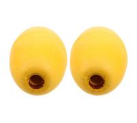 YARNOW Fishing Marker Buoy with Enhanced Visibility and Improved Yellow Pvc with Compact Design 2pcs and Smooth Surface for Fishing Nets and Fish Cages, for Lake and Aquaculture Systems