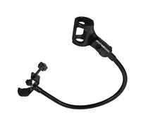 YARNOW Flexible Tube Microphone Rack with Direction Adjustable Gooseneck, Wear Resistant Iron Material and Included Microphone Clip, for Video Live Streaming and Desktop Use