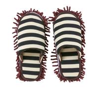 YARNOW Floor Cleaning Slippers Cover Size L for Home Use Chenille Anti-skid Lazy Mop Shoes Slippers Shape Coffee Colour for Efficient Dust Cleaning Unisex