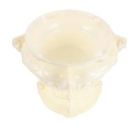 YARNOW Flowerpot Mold for Plant and Succulent Garden Decoration DIY Projects Reusable Plastic Beige 33.00x27.00x24.00cm for Artists and Hobbyists