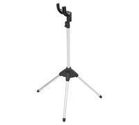 YARNOW Foldable Garment Steamer Rack Stable Support and Aluminium Alloy with Adjustable Height 90-160cm Portable Clothes Hanger Stand Black for Steam Ironing Travel and Home Use