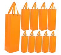 YARNOW Foldable Paper Wine Bottle Bags Protects Bottled Presents from Impacts 20pcs with Handle, Waterproof and Thick Cardboard Material, Versatile Usage for Parties and Business Events