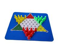 YARNOW Folding Chinese Checker Chessboard Set for Adults 1 Piece Rubber Mouse Pad Material for Home Parties Portable Board Game Convenient Storage