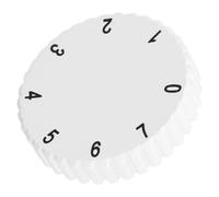 YARNOW Fridge Temperature Control Knob Plastic White Precise Temperature Adjustment Safety Replacement Part for Refrigerator