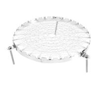 YARNOW Gas Stove Nickel Wire Mesh Stove Nickel Wire Ring 5.5x5.5x0.1in Stainless Steel Lightweight Easy to Use Practical for Kitchen