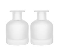 YARNOW Glass Reed Diffuser Bottles 2 Pcs Empty Diffuser Bottles 150Ml for Indoor Spaces Aromatherapy and DIY Fragrance Replacement