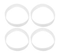 YARNOW Golf Putting Cup Ring, 4Pcs Sturdy Plastic Hole Cup Rings, Practical Golf Training Aid for Home and Outdoor Putting Practice, 108Mm