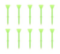 YARNOW Golf Tees 10Pcs 3-1/4" Plastic Green Large Cup Sturdy Golf Ball Holders for Driving Range