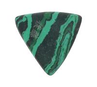 YARNOW Green Emerald Triangle Ukulele Plectrum Pick for Guitar Electric Guitar Instrument Replacement Part Large Size