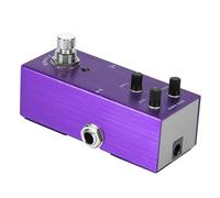 YARNOW Guitar Effect Pedal American Distortion with Stereo Digital Delay Compact Design for Electric Guitar Versatile Sound Tone for Musicians the Go Stylish Purple Finish