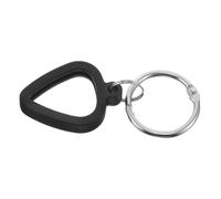 YARNOW Guitar Pick Keychain Silicone Holder Case with Heart-Shaped Frame and Round Clip, Portable Plectrum Storage for Acoustic Electric Guitar Bass Ukulele Players