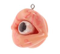 YARNOW Halloween Delicate and Beautiful Resin Eyeball Pendant Charm Easy to Operate Halloween Necklace Accessory for DIY Jewelry Making and Scrapbooking Projects