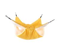 YARNOW Hamster Hammock The Animal Guinea Pig Pet Supplies Animal Hammock Pet Rat Accessories Hanging Guinea Pig Bed Hamster Supply Yellow Flannel