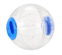 YARNOW Hamster Roller and Running Ball 15Cm Blue Crystal Pet Exercise Suitable for Hamsters and Gerbils Indoor Activity