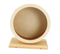 YARNOW Hamster Running Wheel Toy Wooden Pet Toy Chinchilla Exercise Wheel Noiseless for Boys and Girls