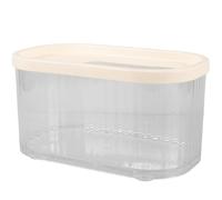 YARNOW Hamster Sand Bath Box Large Digging Bath Tub Splash-proof Plastic Guinea Pig Toilet Bathroom Cage Accessory for Small Pets