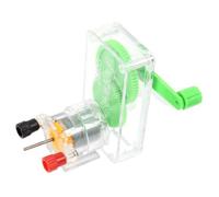 YARNOW Hand Crank Generator Diy Electricity Generator Kit for School Physics Experiments Engaging Educational Science Tool for Portable Interactive Learning Activity