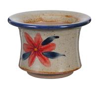 YARNOW Hand Painted Succulent Ceramic Flowerpot for Home and Office Vintage Style Indoor Planter with Drainage Hole Decorative Floral Pot for Cactus Gardening and Tabletop Display