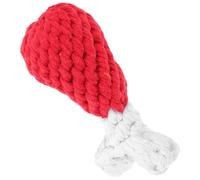 YARNOW Hand Woven Cotton Rope Dog Chewing Chicken Drumstick Shape for Large Dogs and Puppies, Sturdy Pet to Intelligence and Promote Healthy Chewing