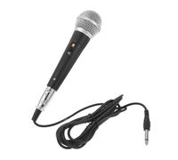 YARNOW Handheld Wired Dynamic Microphone for Singing Karaoke Corded Hand Held Microphone Stand for Live Performances and Home Recording