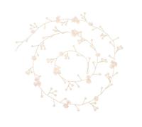 YARNOW Handmade Alloy Material Golden Hair Chain with Pearl and Shell Flower Design High Polished Finish, Can be Worn a Variety of Ways for Women for Informal Receptions and Special