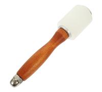 YARNOW Handmade Leather Engraving Hammer with Ergonomic Wooden Handle Durable Mallet Tool for Leathercraft and Woodworking for Decorative Effects and Easy Pattern Carrying