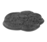 YARNOW Hands Suction Cup Back Scrubber Mat for Shower Silicone Non-Slip Body and Foot Exfoliating Pad with Massage Function Wall Mounted Bath Scrubber for Easy Cleaning and Callus Removal