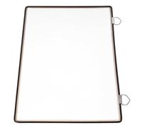 YARNOW Hanging Wall File Organizer to Efficiency and Organize Letters with PVC Pouch and Iron Frame for Office Desk, A4 Document Holder