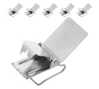 YARNOW Heavy Duty Rug Clips 6Pcs Silver Metal Carpet and Quilt Holders with Strong Grip for Hanging Curtains and Tapestries Suitable for Wall Hanging and Home Decoration