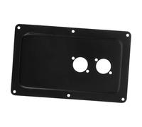 YARNOW Heavy-duty Speaker Connection Plate Loudspeaker Terminal Plate Speaker Enclosure Back Panel Metal Easy Assembly