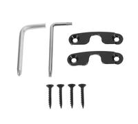 YARNOW Heavy-duty Sun Visor Repair Kit with Alloy Bracket Clips and Mounting Spanner Easy DIY Installation Sunshade Retainer Set for Jk Jt Reliable Anti-glare Car Visor Clip Holder