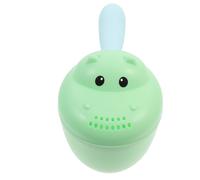 YARNOW Hippo Shaped Bath Rinse Cup with Smooth Edges Safe Grip Bathing Scoop for Washing Hair and Pouring -Saving Design for Easy Handling and Cleaning in Bath