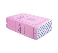 YARNOW Holy Bible Plush Book Pillow with Openable Design and Scripture