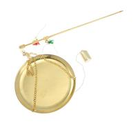 YARNOW Home Copper Gram Scale 500G Traditional Chinese Medicine Scale with Precise 0.01G Accurate Marking Easy to Install Delicate Retro Chinese Style for Household Items and Dried Fruit