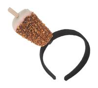 YARNOW Ice Cream Headband with Coffee Plastic Design, Comfortable and Photoready Party Hair Accessories, for Summer Tropical and Hawaiian Luau Events