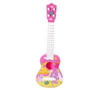 YARNOW Imitation Ukulele for Cartoon Music Instrument Playable Guitar Educational Red for Boys and Music Development and Creativity