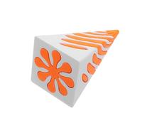 YARNOW Impossible Pyramid Artistic Design Cone Desktop Decoration 3d Printed Stress Relief Ornament for Desk Ornament