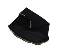 YARNOW Indonesian Base Headscarf Elegant Metallic Thread Lace Edge Comfortable Chin Wrap Hijab Headscarf for Women and Girls Suitable for Daily Wear and Religious Occasions