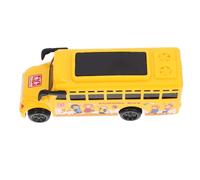 YARNOW Inertial Bus with Lights Sound Small Pulling Vehicle for Promotes Imagination Color Cognition present for Birthdays Holidays