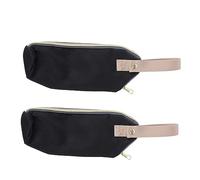 YARNOW Insulated Milk Bottle Bag Set for Babies 2pcs Portable Feeding Bottle Pouch Thermal Function for Travel and Outdoor Use Material Black