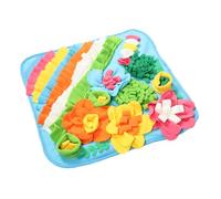 YARNOW Interactive Enrichment Mat Dog Snuffle Feeding Pad Cat Training Toy Nosework Mat for Indoor Play