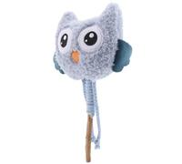YARNOW Interactive Silvervine Cat Teething Chew with Plush Cartoon Animal Head, Lightweight Silvervine Sticks for Cats to Interactivity and Release Bad Emotion while Playing Together