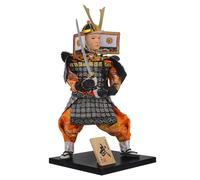 YARNOW Japanese Samurai Doll Ornament Desktop Traditional Samurai Figurine Japanese Home Decor Collectible for Household Display