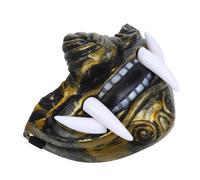YARNOW Japanese Style Hannya Mask Performance Cosplay Mask for Party Supplies Breathable Theater Prop with Traditional Cultural Design