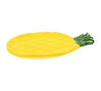 YARNOW Jewelry Dish Pineapple Style Ceramic Dish Yellow Coaster Storage Tray Beautiful Design for Friends and Sisters Present