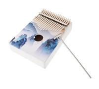 YARNOW Kalimba Thumb Piano Portable Solid Music Instrument for Beginners Lightweight Easy to with Resonance for Music Lovers