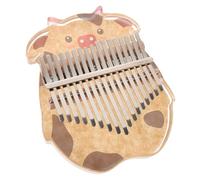 YARNOW Key Acrylic Finger Piano for Beginners Durable Crystal Kalimba with Cartoon Design Portable Music Instrument for Easy to Learn and Carry